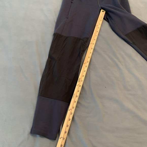 Patagonia Leggings Womens Med. Blue Pack Out Hike Leggings Pockets Hiking Trail - Picture 7 of 11